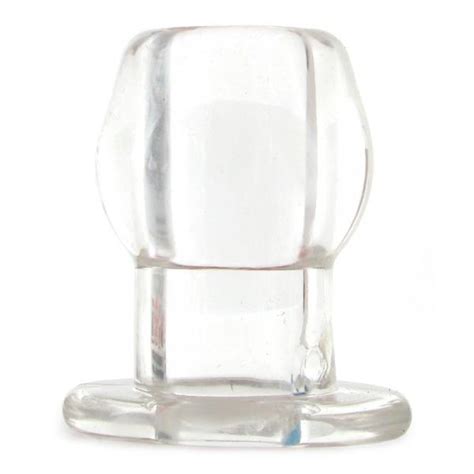 butt plog|Perfect Fit Extra Large Tunnel Plug, Clear